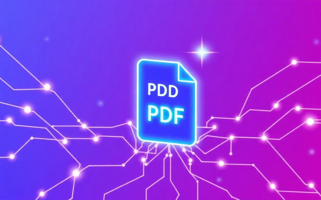 AI PDF generation feature illustration